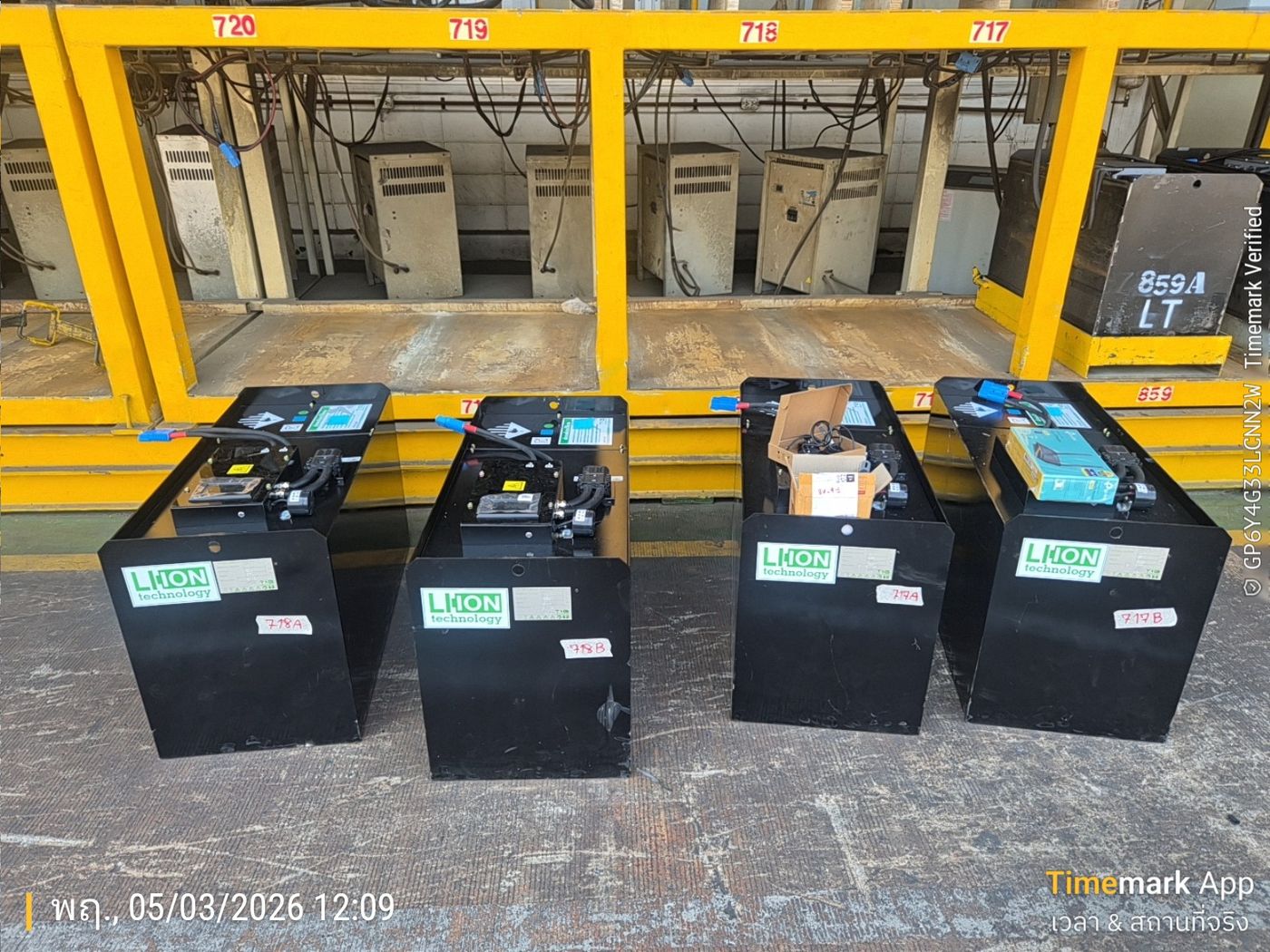 ส่งมอบแบตเตอรี่ลิเธียม 48V 270Ah หน้างานลูกค้า